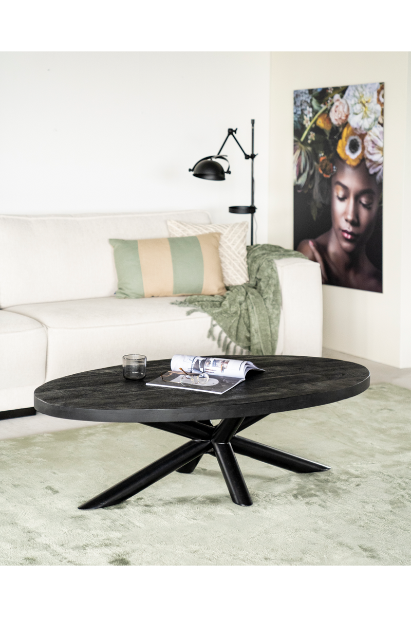 Oval Black Coffee Table | Eleonora Oscar