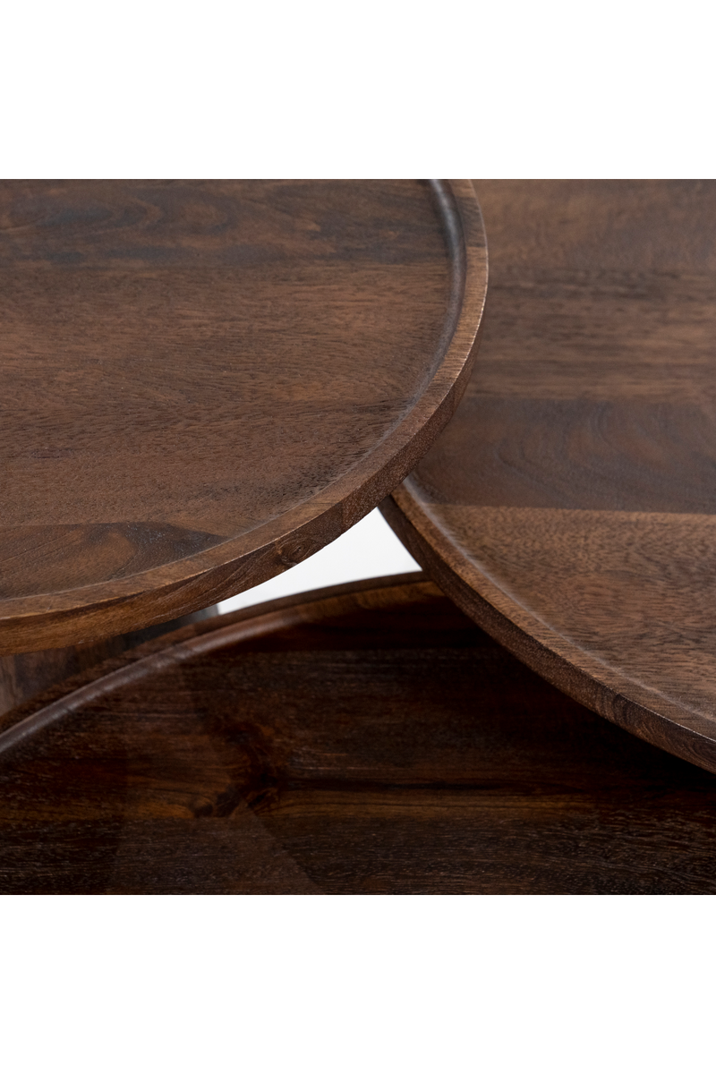 Wooden Pedestal Coffee Table | Eleonora Ron | Woodfurniture.com