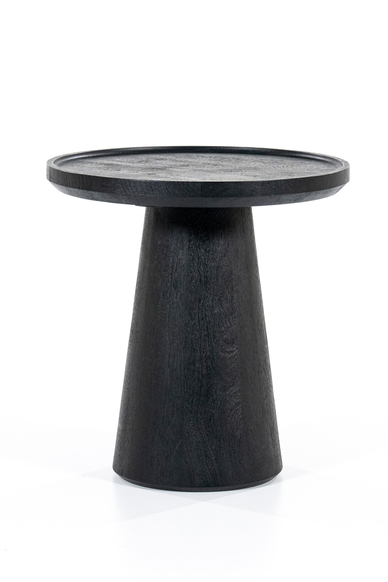 Rustic Pedestal Side Table | Eleonora Ron | Woodfurniture.com