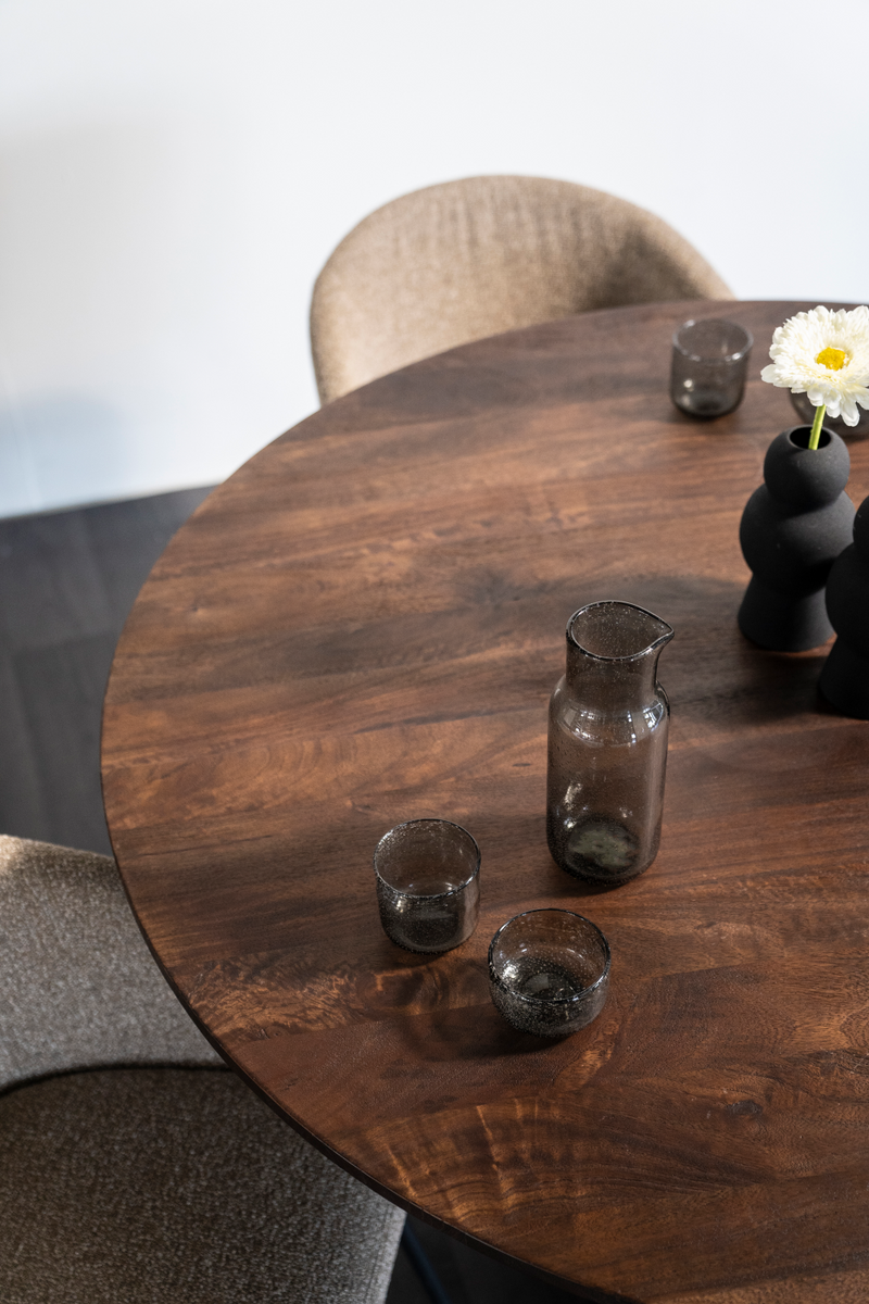 Wooden Pedestal Dining Table | Eleonora Aron | Woodfurniture.com