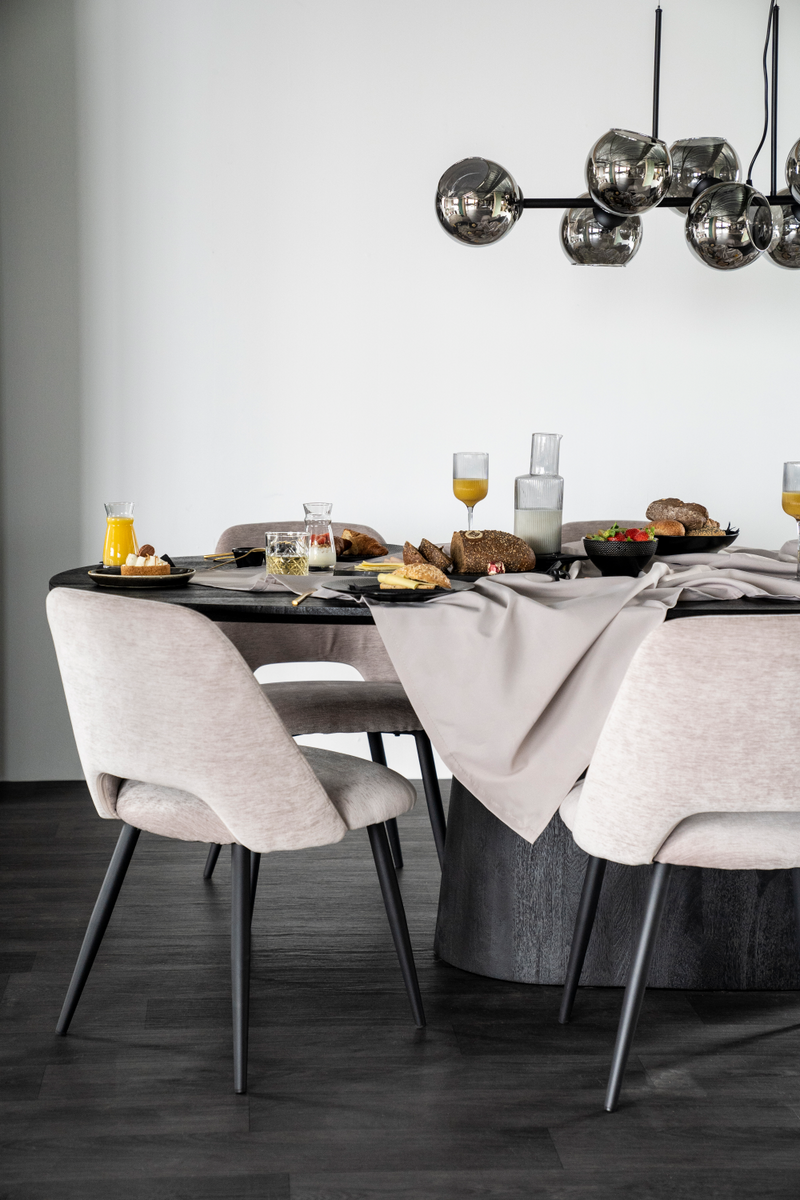 Mango Wood Pedestal Dining Table L | Eleonora Aron