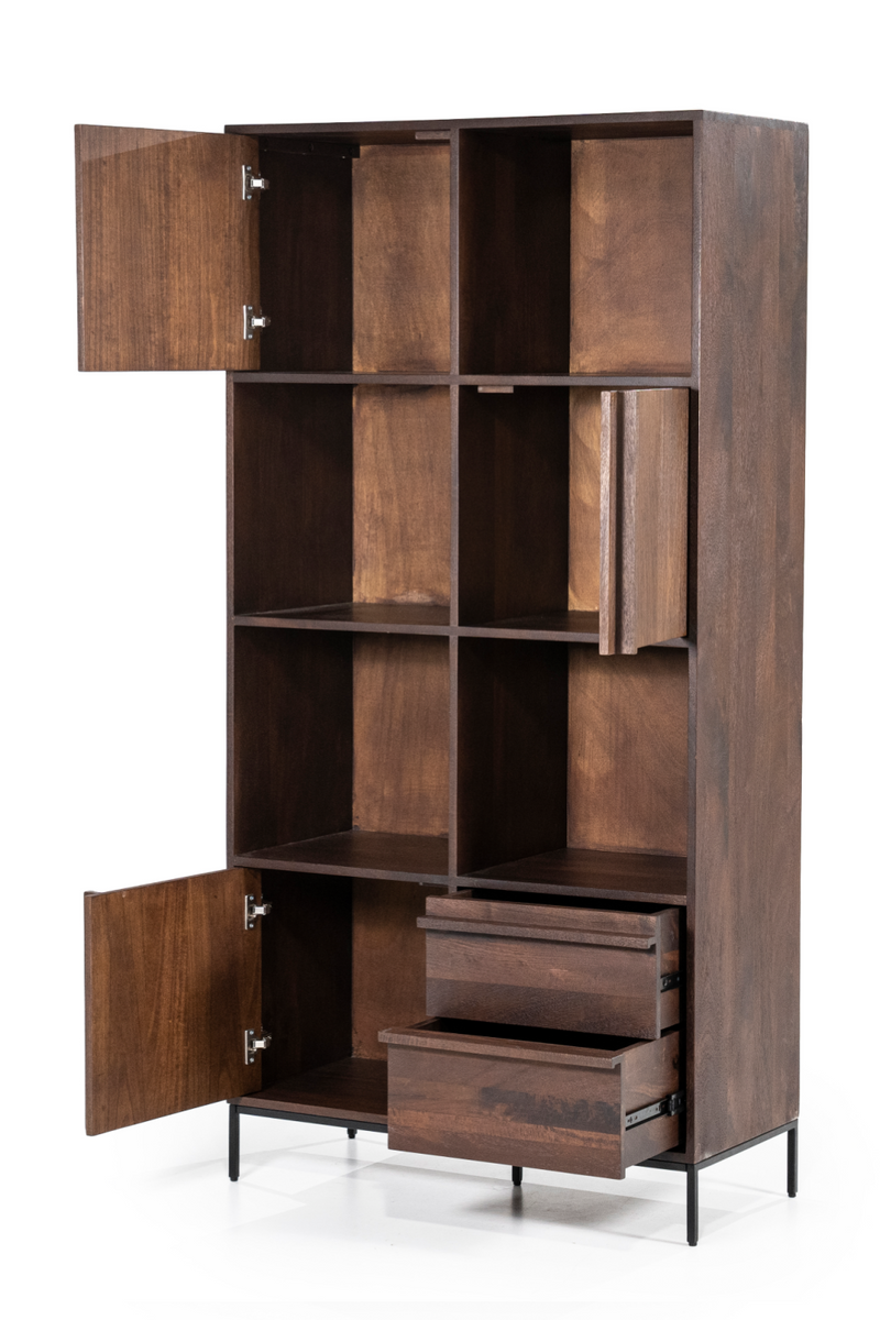 Brown Mango Display Cabinet | Eleonora Jimmy | Woodfurniture.com