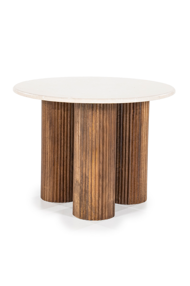 Round Marble Side Table | Eleonora Xavi | Woodfurniture.com