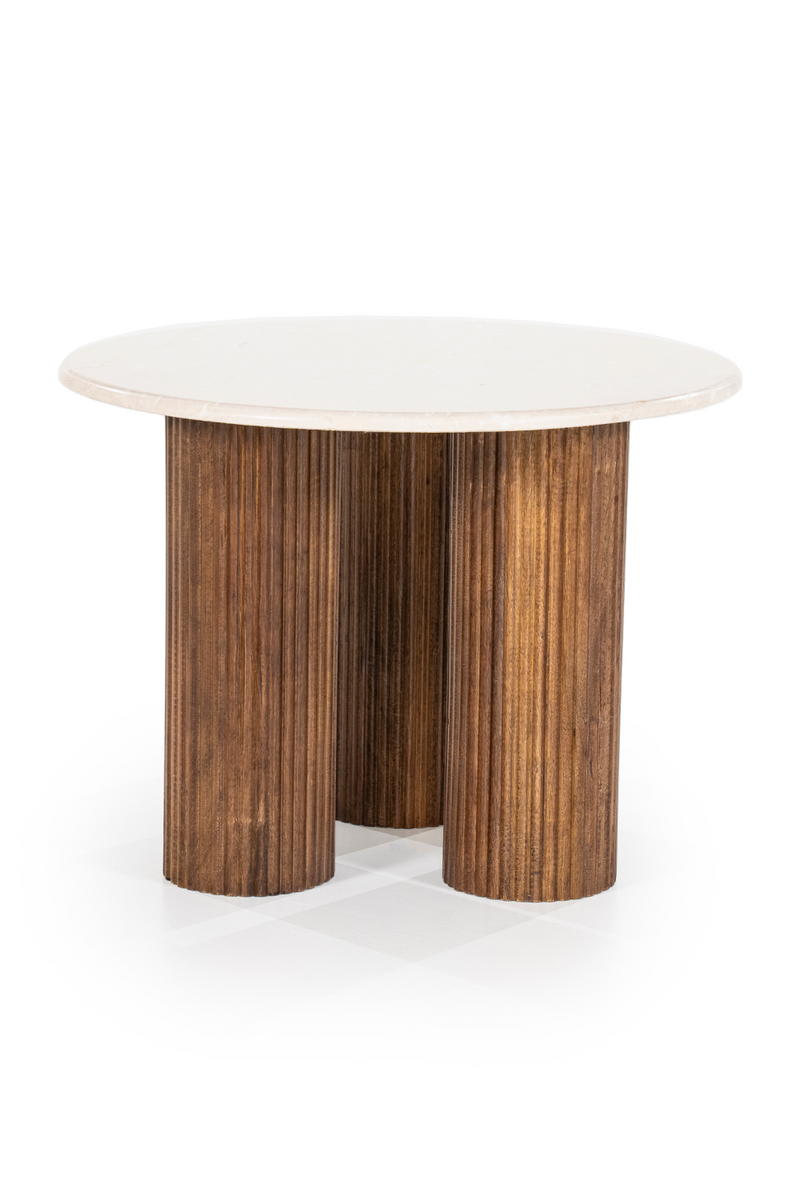 Round Marble Side Table | Eleonora Xavi | Woodfurniture.com