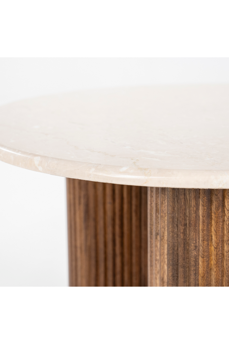 Round Marble Side Table | Eleonora Xavi | Woodfurniture.com