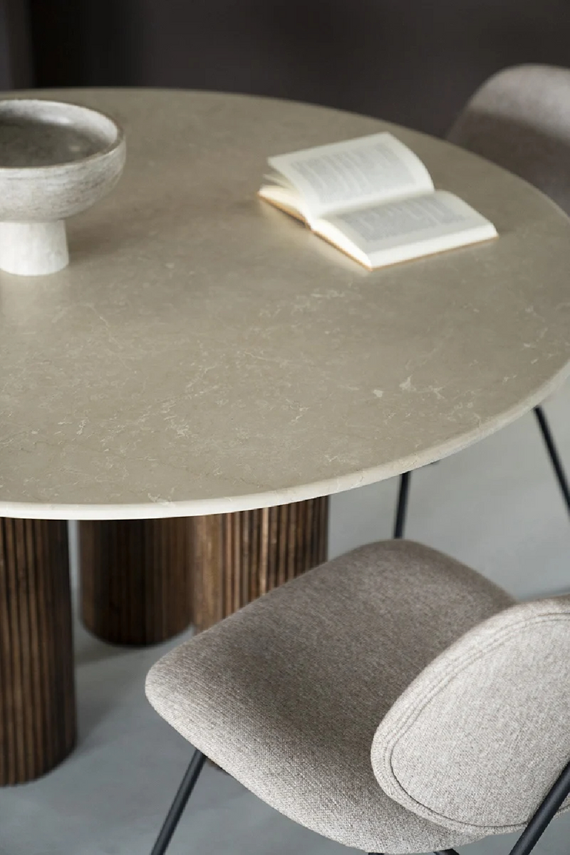 Round Marble Dining Table | Eleonora Xavi | Woodfurniture.com