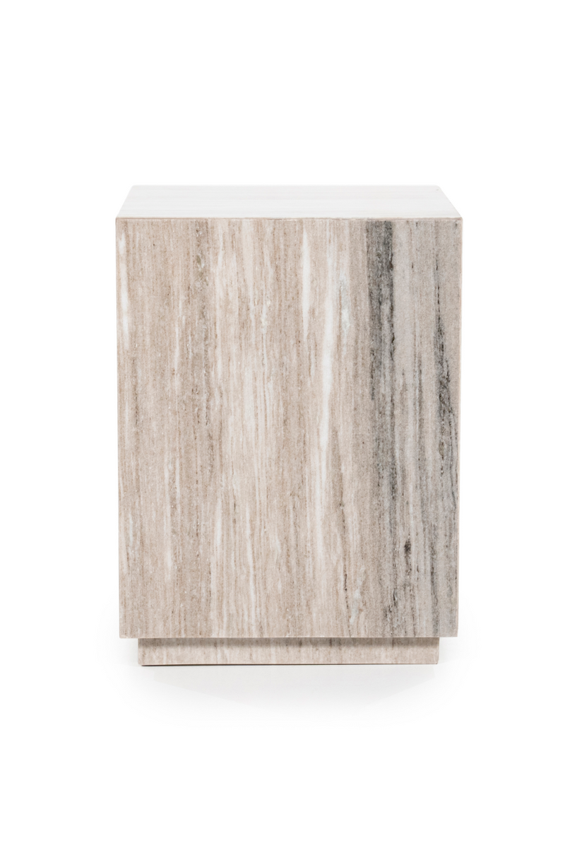 Lacquered Marble Side Table | Eleonora Vince | Woodfurniture.com