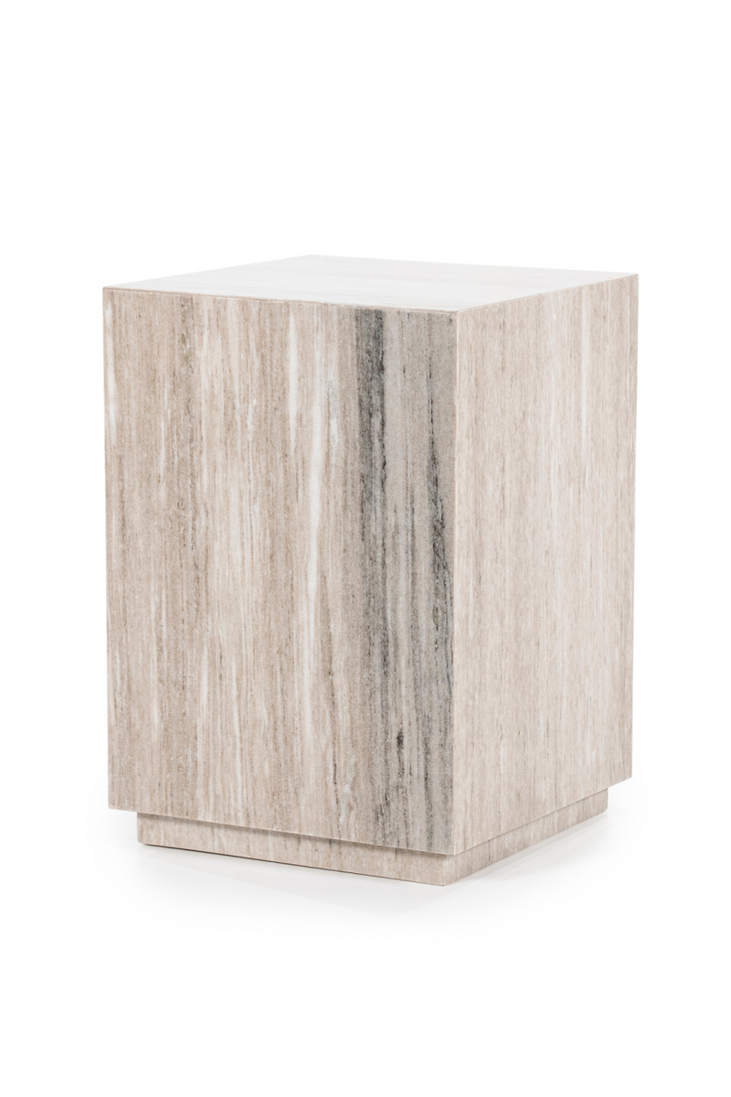 Lacquered Marble Side Table | Eleonora Vince | Woodfurniture.com