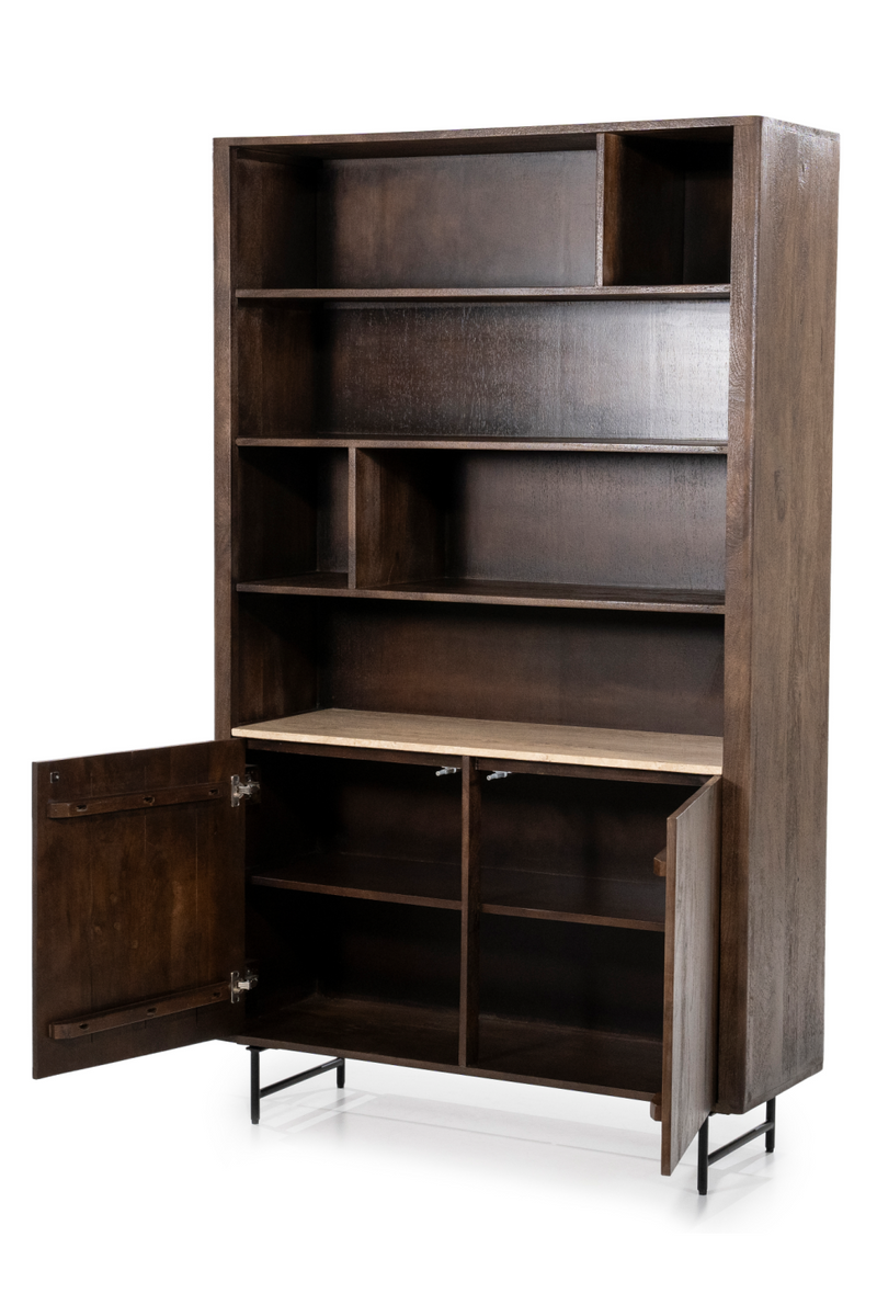 Mango Wood Bookcase | Eleonora Lio | Woodfurniture.com