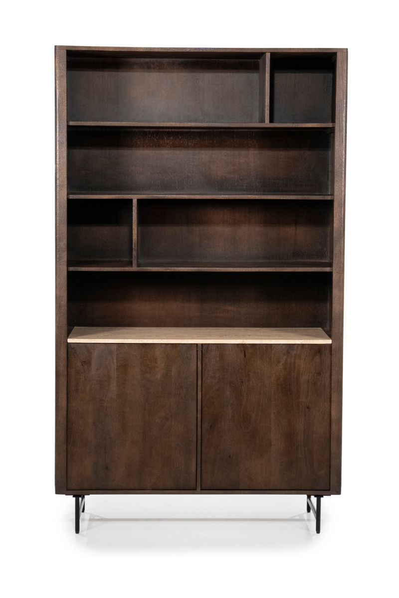 Mango Wood Bookcase | Eleonora Lio | Woodfurniture.com