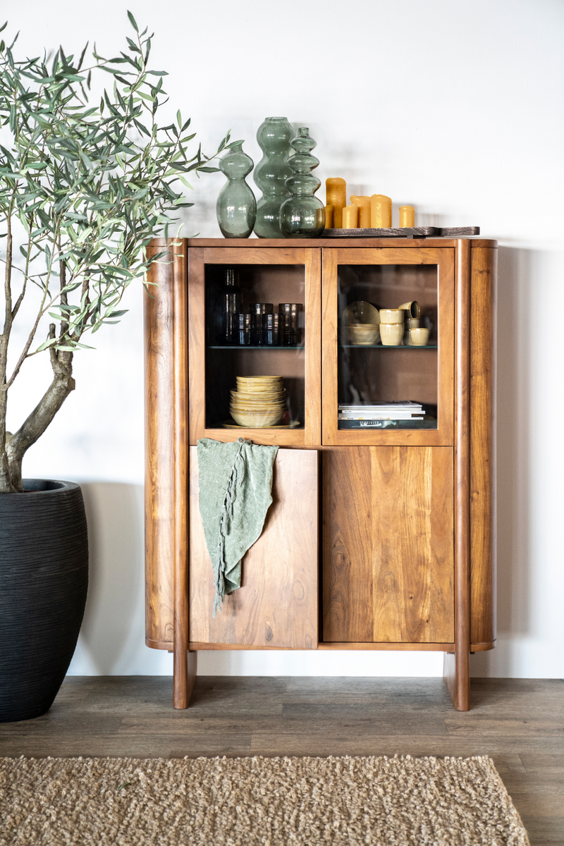 Acacia 4-Door Cabinet | Eleonora Julian  | Woodfurniture.com