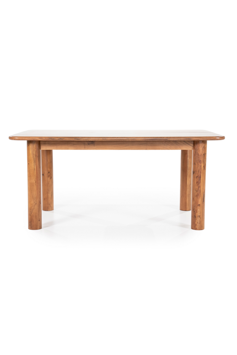 Acacia Farmhouse Dining Table | Eleonora Julian  | Woodfurniture.com