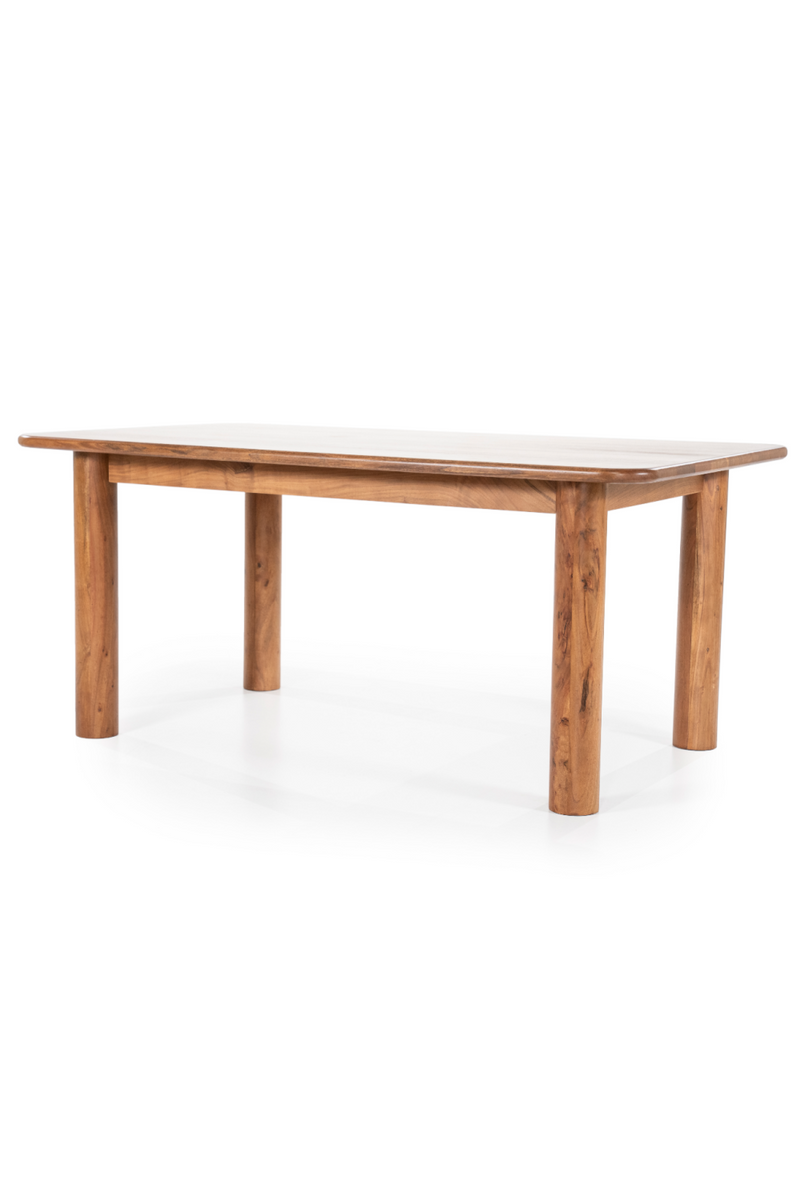 Acacia Farmhouse Dining Table | Eleonora Julian  | Woodfurniture.com