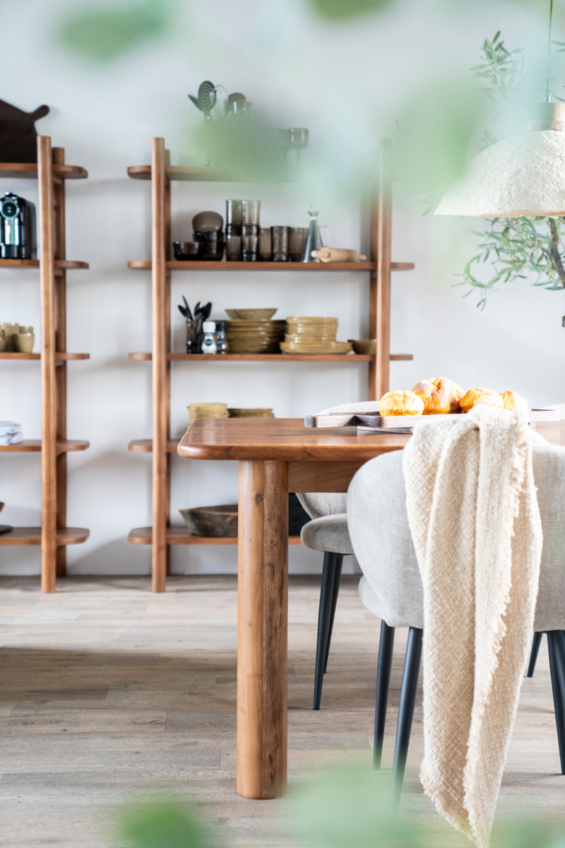 Acacia Farmhouse Dining Table | Eleonora Julian  | Woodfurniture.com