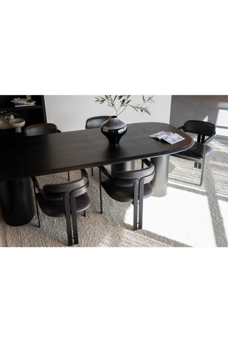 Black Oak Dining Table | Eleonora Walter | Woodfurniture.com