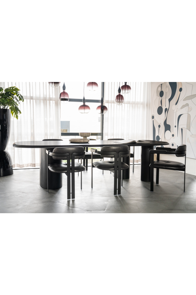 Black Oak Dining Table | Eleonora Walter | Woodfurniture.com