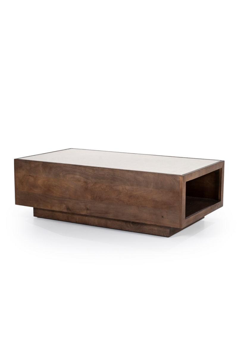 Mango Wood Box Coffee Table | Eleonora Hazel | Woodfurniture.com