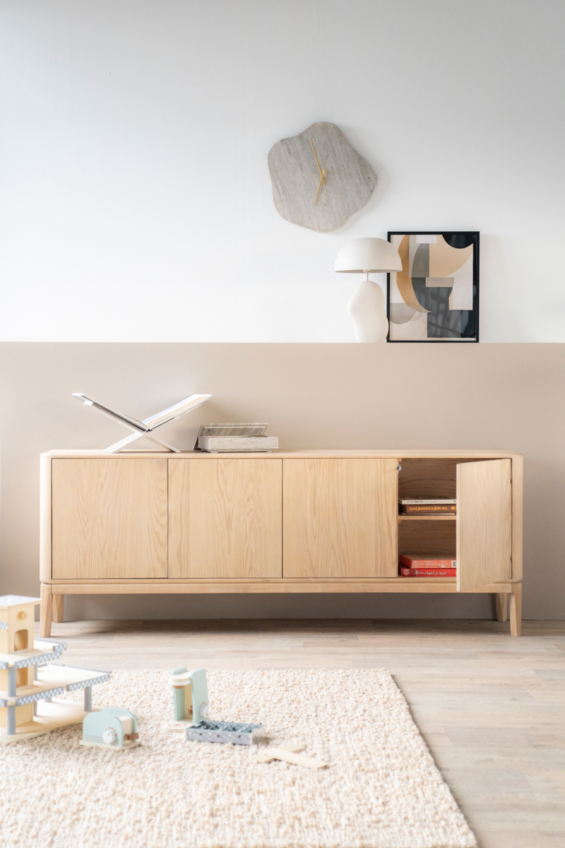 Oak 4-Door Sideboard | Eleonora Harvey | Woodfurniture.com