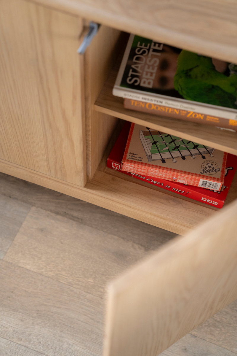 Oak 4-Door Sideboard | Eleonora Harvey | Woodfurniture.com