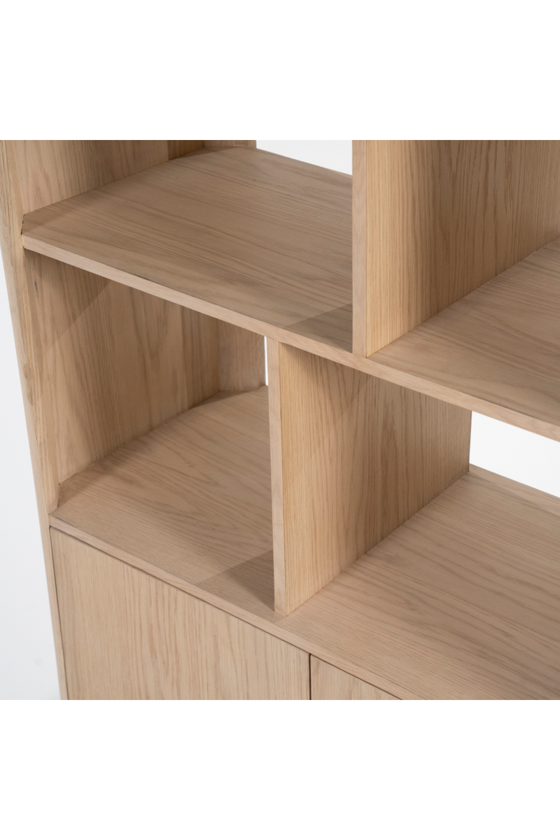 Oak 2-Door Bookcase | Eleonora Harvey | Woodfurniture.com