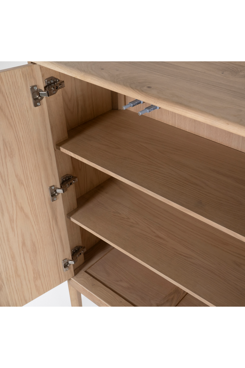 Oak 2-Door Bookcase | Eleonora Harvey | Woodfurniture.com