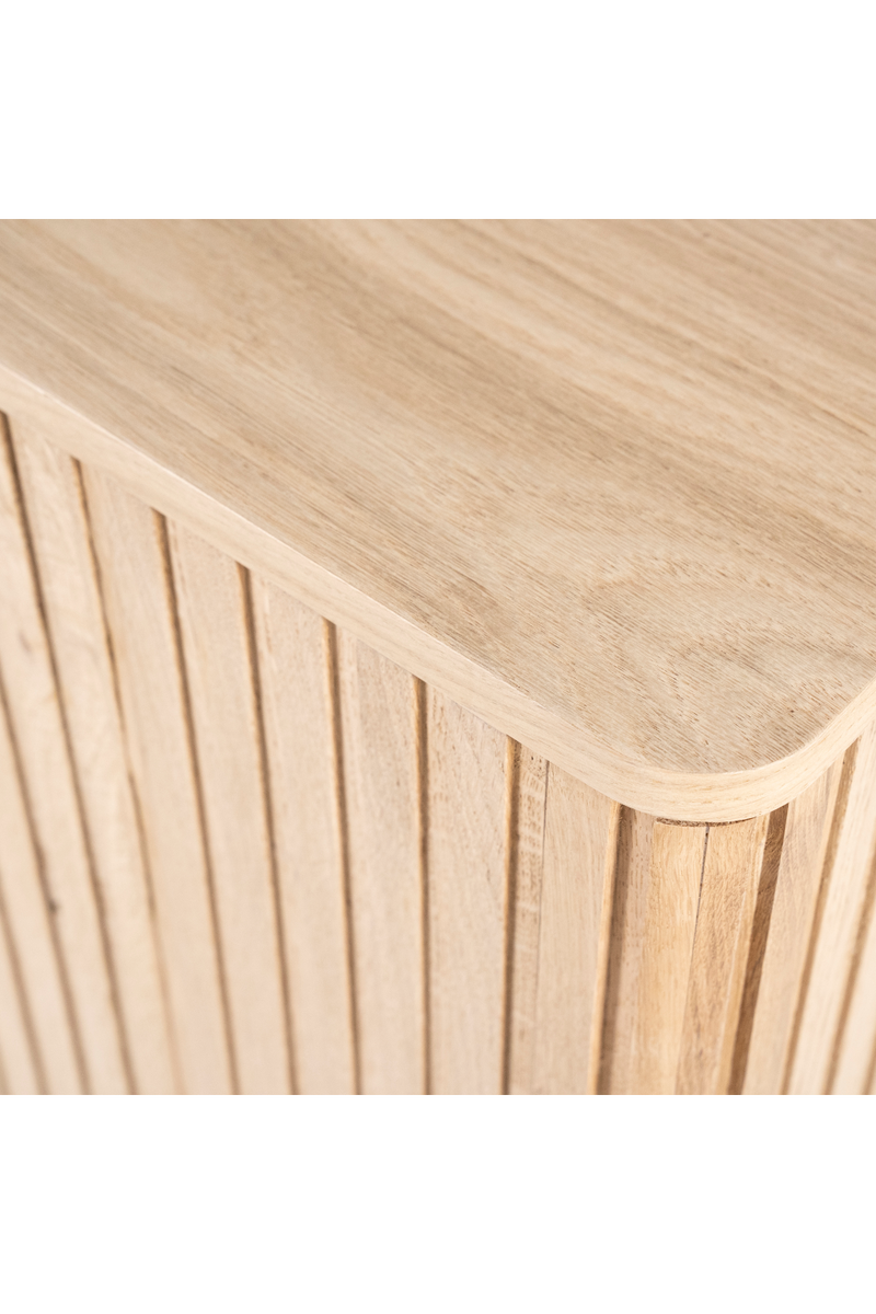 Oak Fluted 4-Door Sideboard | Eleonora Rosenborg | Woodfurniture.com