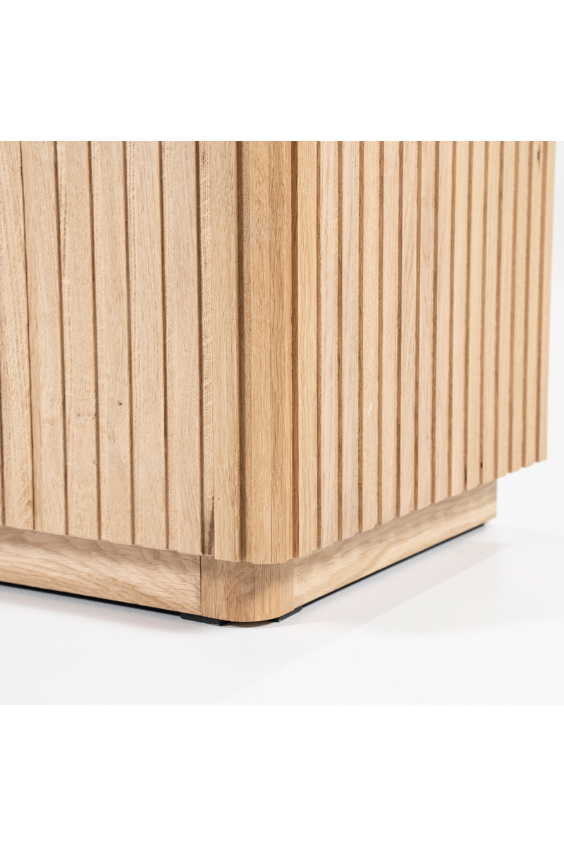 Oak Fluted 4-Door Sideboard | Eleonora Rosenborg | Woodfurniture.com