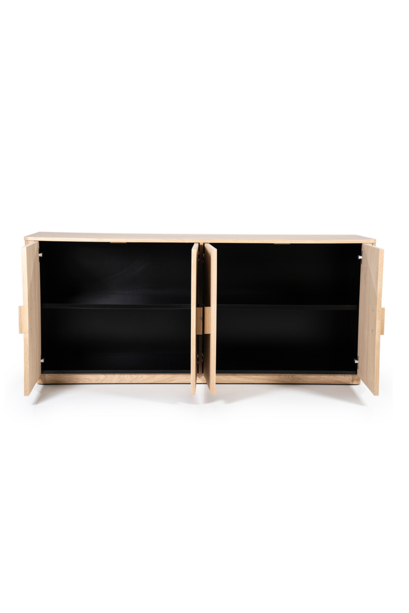 Oak Fluted 4-Door Sideboard | Eleonora Rosenborg | Woodfurniture.com