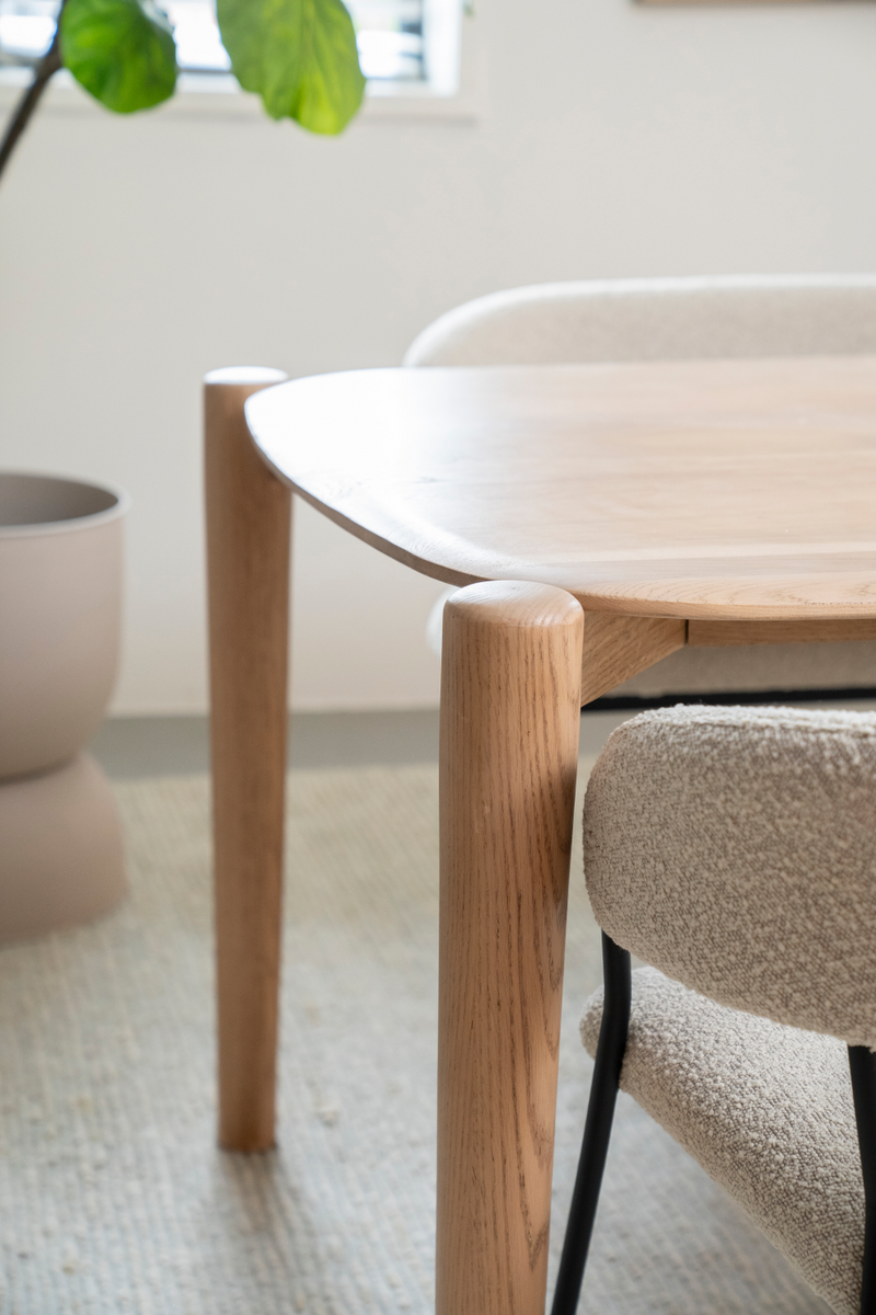 Oak Scandinavian Dining Table | Eleonora Selbu | Oroatrade.com