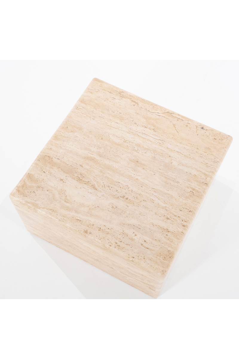 Square Travertine Coffee Table | Eleonora Donta | Woodfurniture.com