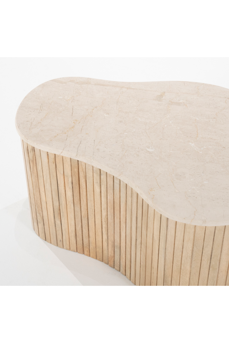 Fluted Mango Coffee Table S | Eleonora Kira | Oroatrade.com