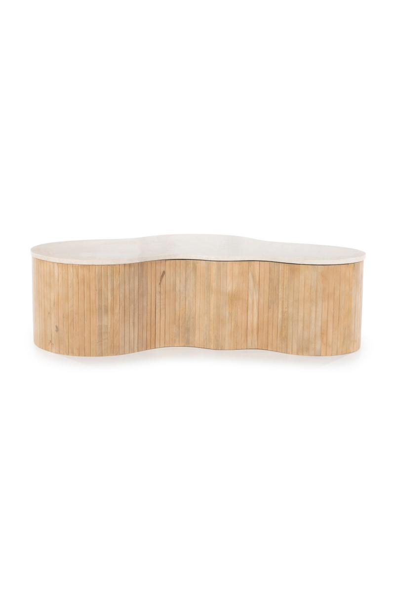 Fluted Mango Coffee Table S | Eleonora Kira | Oroatrade.com