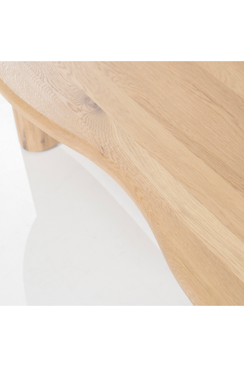 Bean Shape Oak Coffee Table | Eleonora Josh | Woodfurniture.com