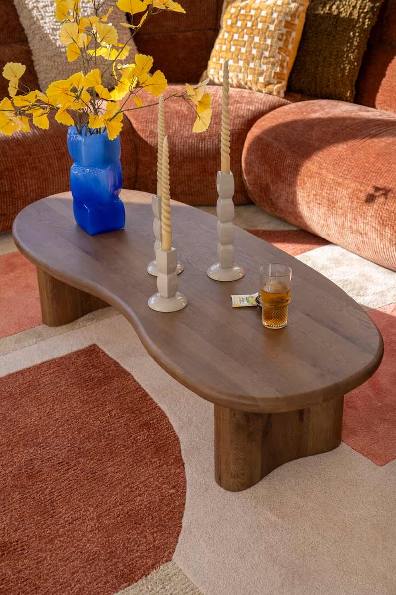 Bean Shape Oak Coffee Table | Eleonora Josh | Woodfurniture.com