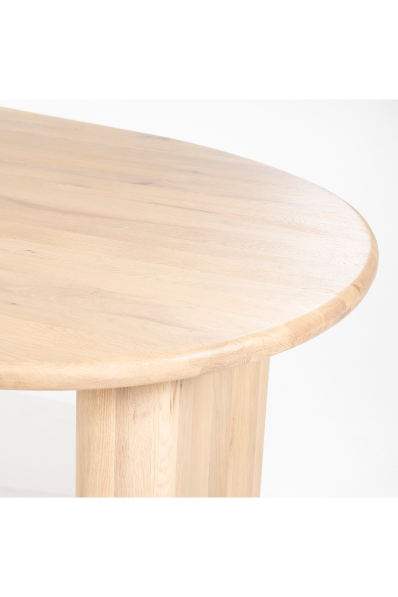 Varnished Oak Organic Dining Table | Eleonora Josh | Oroatrade.com