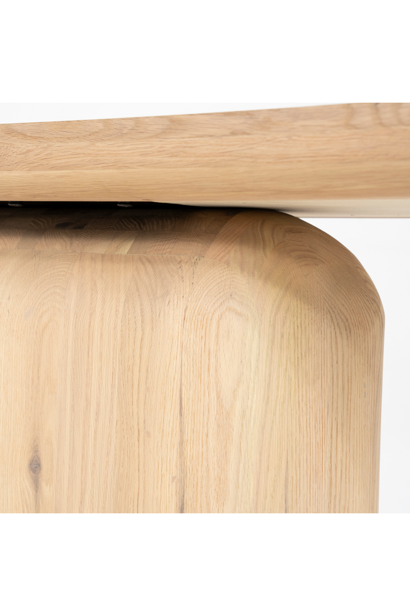 Central-Based Oak Console Table | Eleonora Leon | Woodfurniture.com