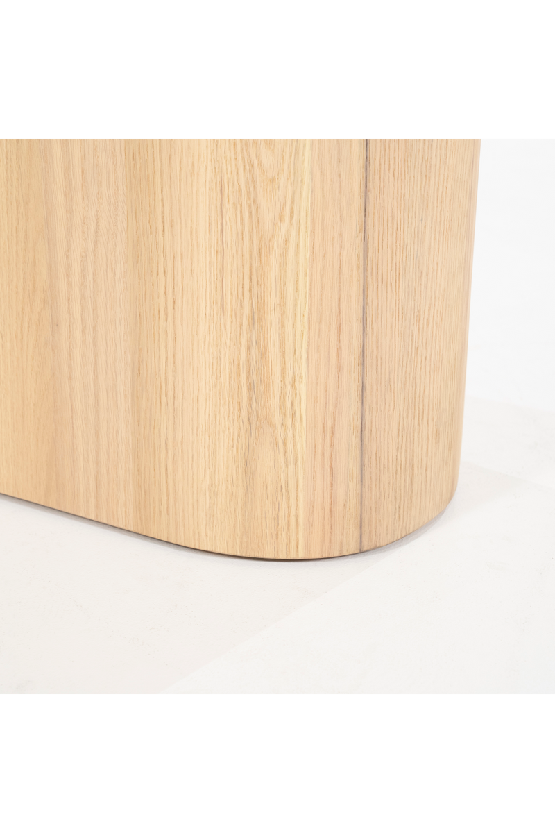 Central-Based Oak Console Table | Eleonora Leon | Woodfurniture.com