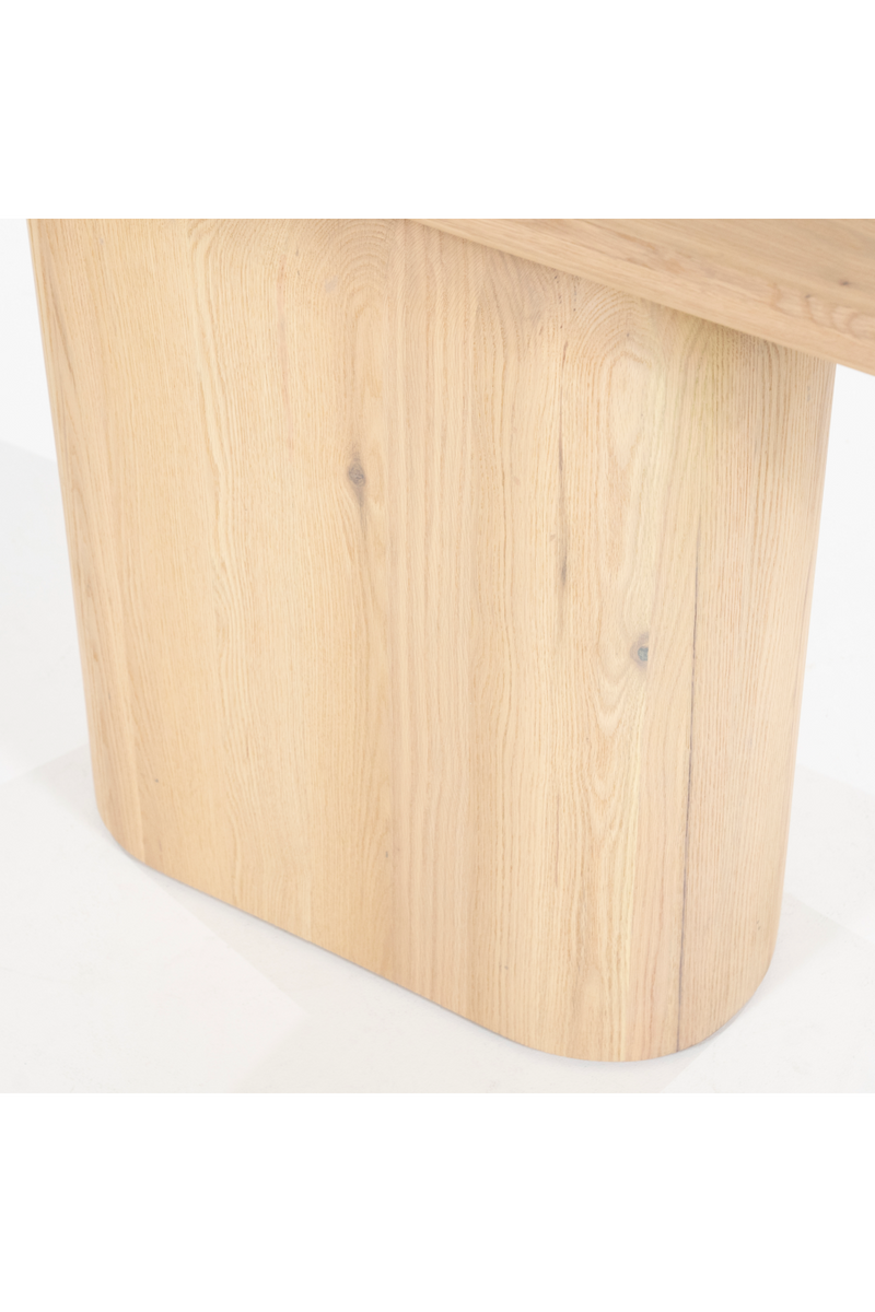 Central-Based Oak Console Table | Eleonora Leon | Woodfurniture.com