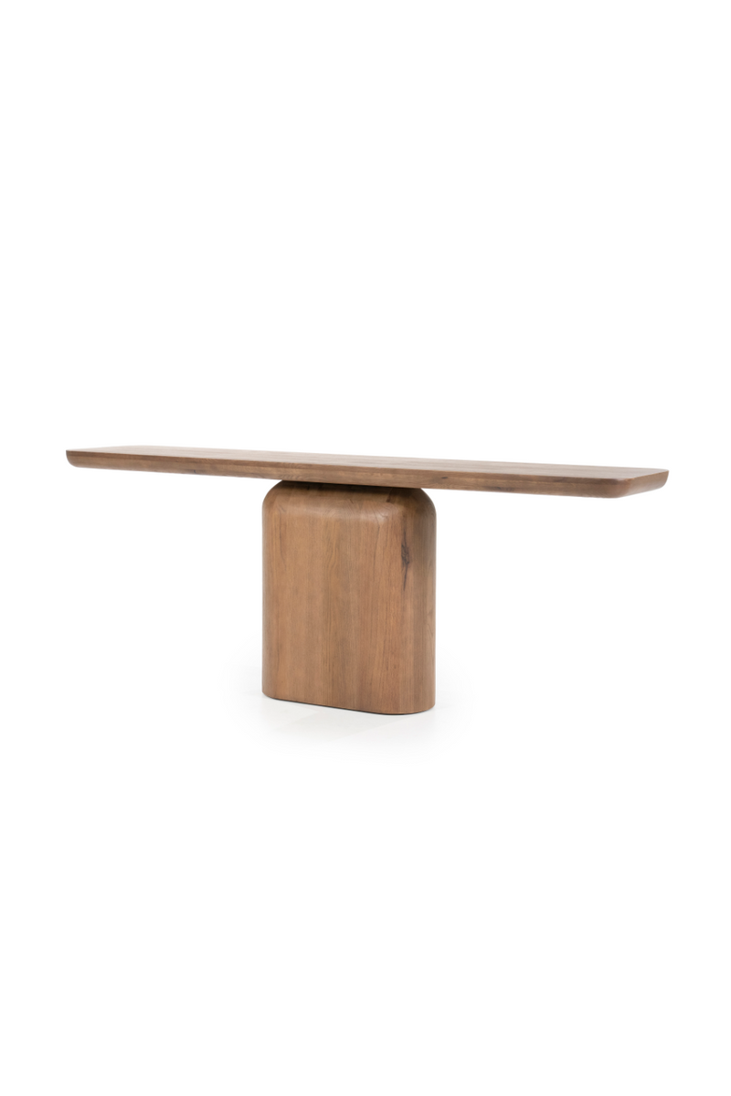 Central-Based Oak Console Table | Eleonora Leon | Woodfurniture.com