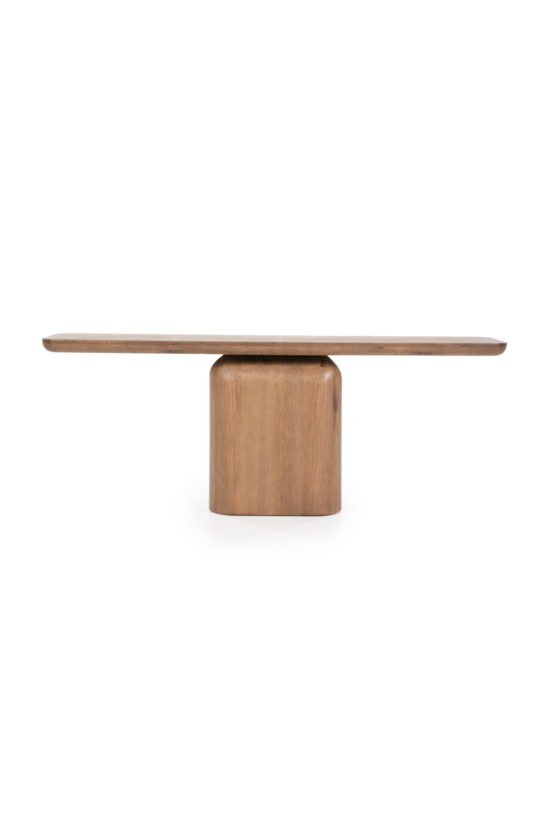 Central-Based Oak Console Table | Eleonora Leon | Woodfurniture.com