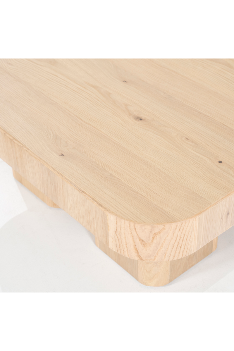 Square Oak Coffee Table | Eleonora Harmonie | Woodfurniture.com