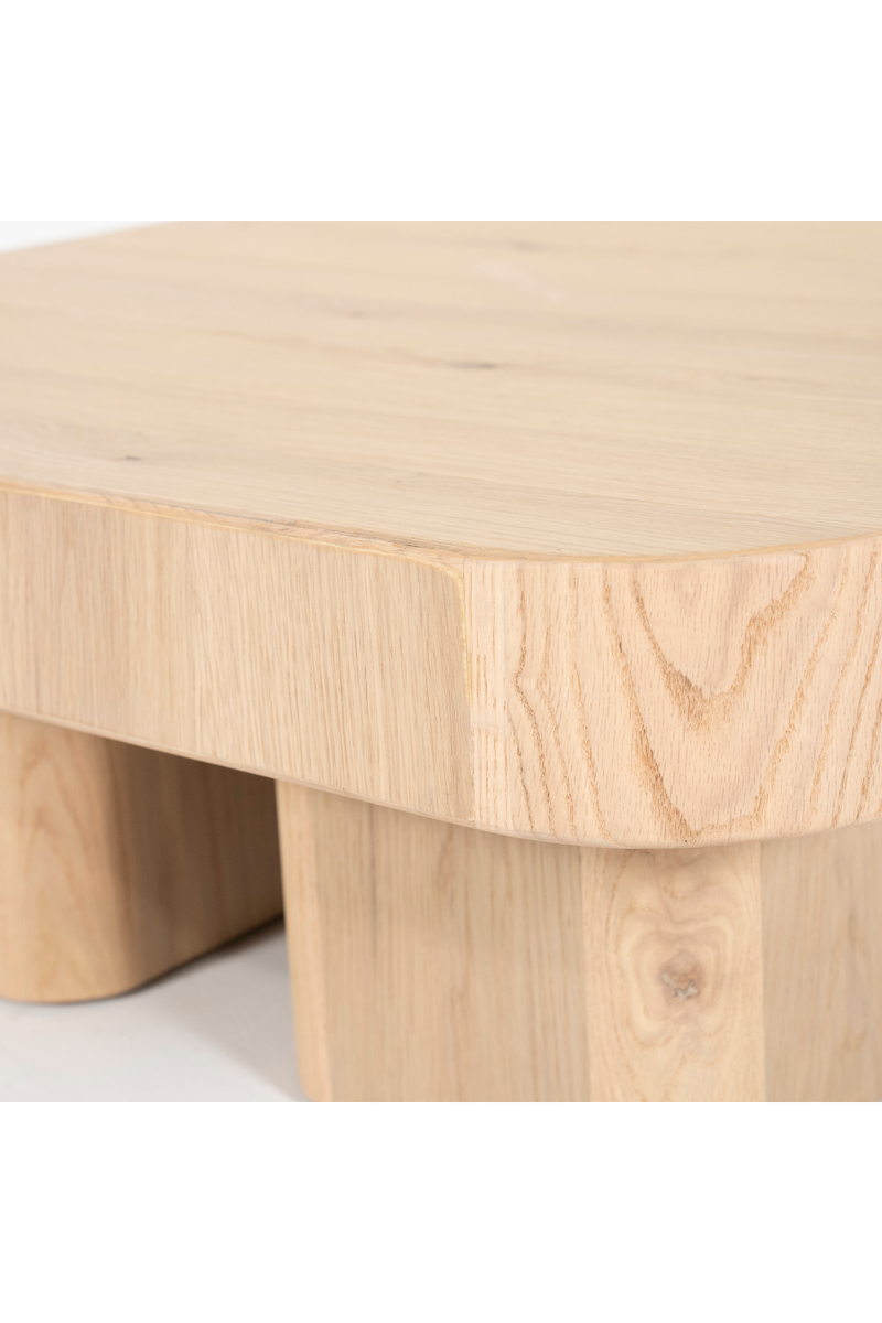 Square Oak Coffee Table | Eleonora Harmonie | Woodfurniture.com