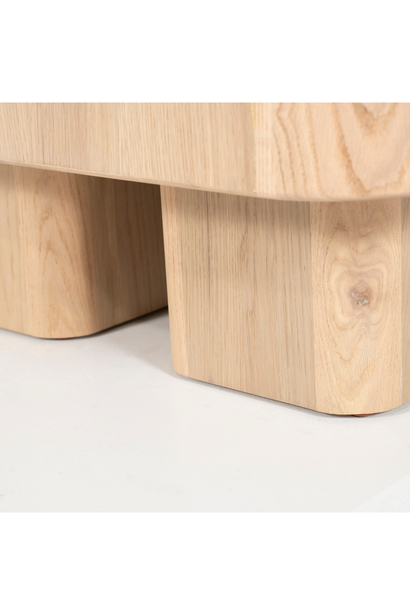 Square Oak Coffee Table | Eleonora Harmonie | Woodfurniture.com