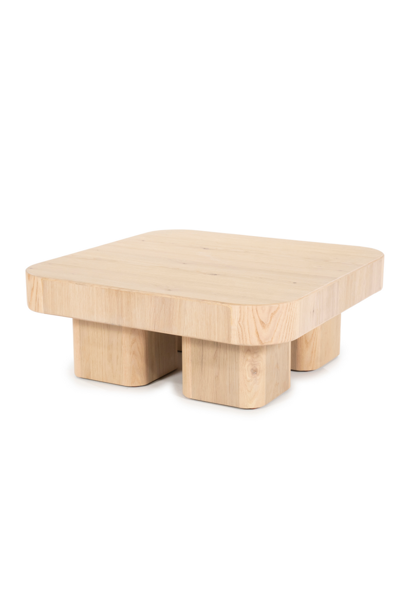 Square Oak Coffee Table | Eleonora Harmonie | Woodfurniture.com