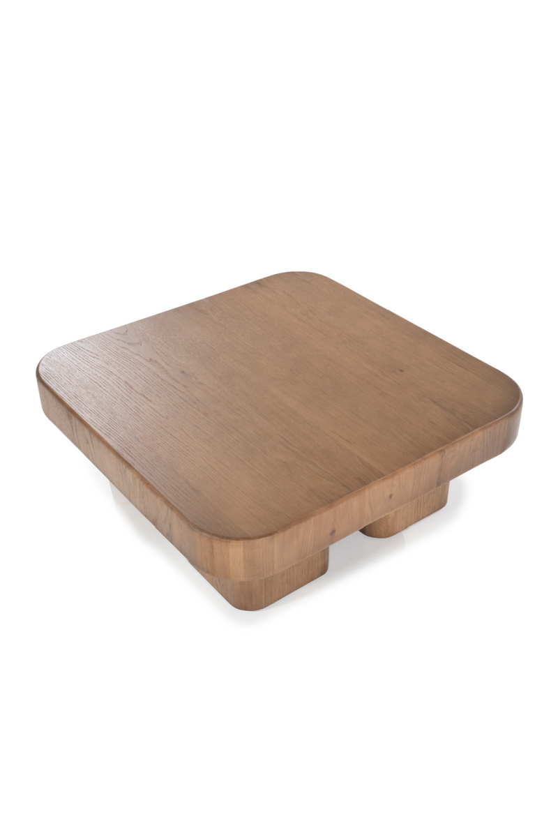 Square Oak Coffee Table | Eleonora Harmonie | Woodfurniture.com