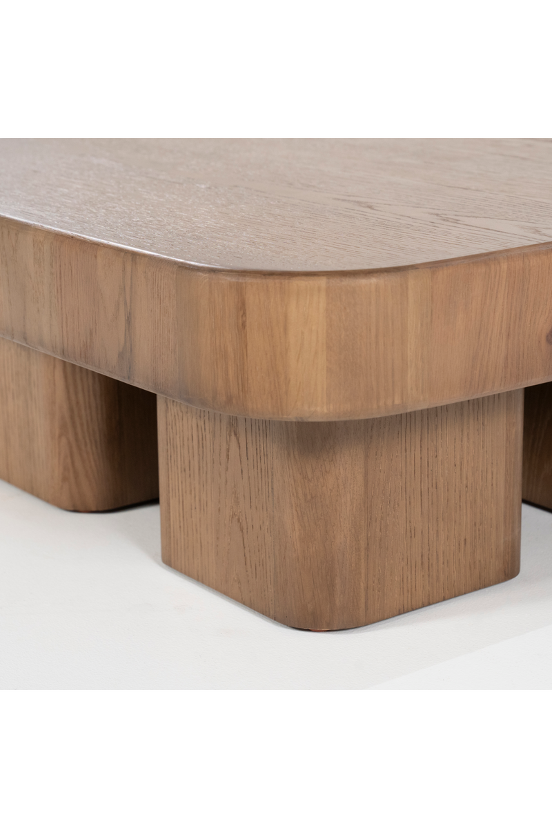 Square Oak Coffee Table | Eleonora Harmonie | Woodfurniture.com