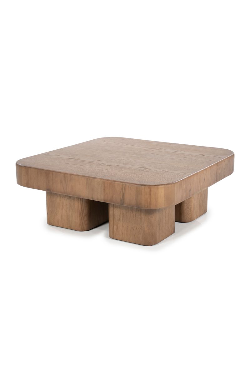 Square Oak Coffee Table | Eleonora Harmonie | Woodfurniture.com