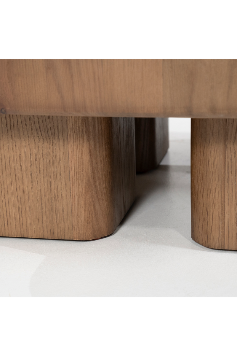 Square Oak Coffee Table | Eleonora Harmonie | Woodfurniture.com