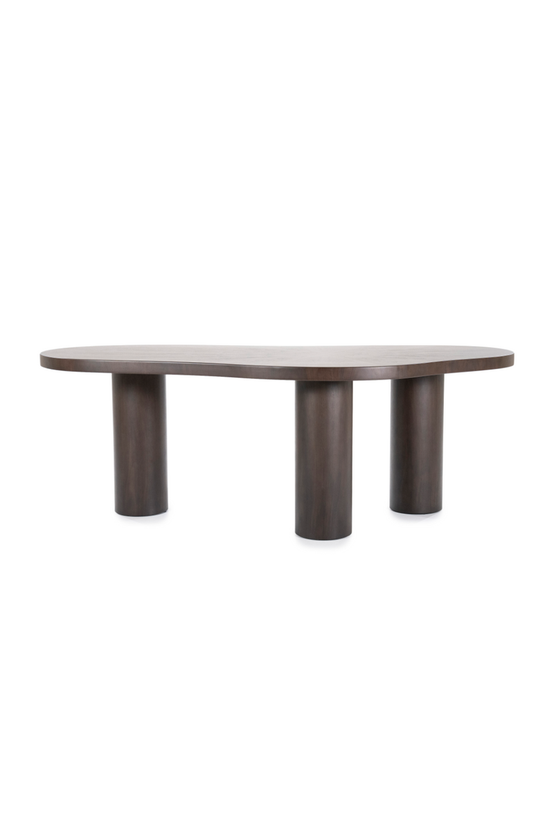 3-Legged Walnut Dining Table | Eleonora Bobbie | Woodfurniture.com