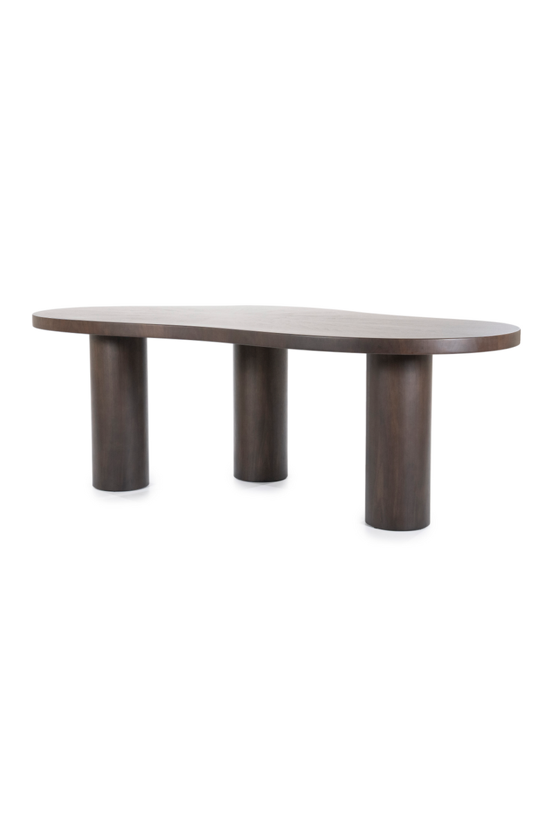 3-Legged Walnut Dining Table | Eleonora Bobbie | Woodfurniture.com